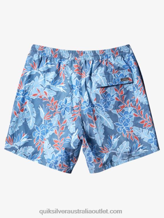 Quiksilver Men Waterman Perfect Feel 17 Volleys H2N4B407 ensign blue perfect feel v