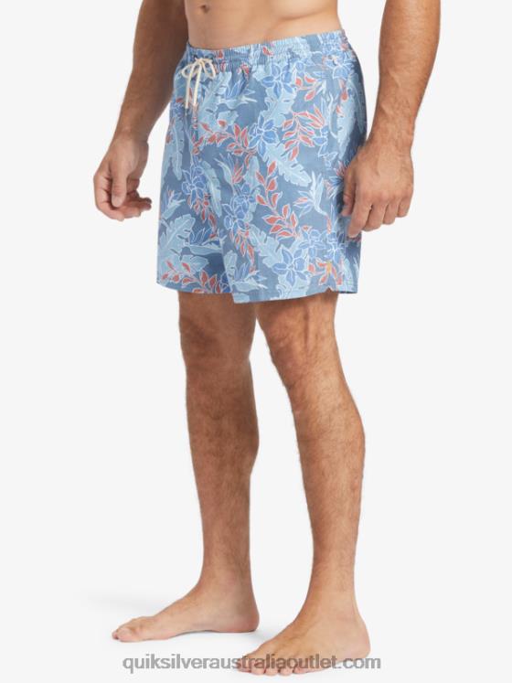 Quiksilver Men Waterman Perfect Feel 17 Volleys H2N4B407 ensign blue perfect feel v