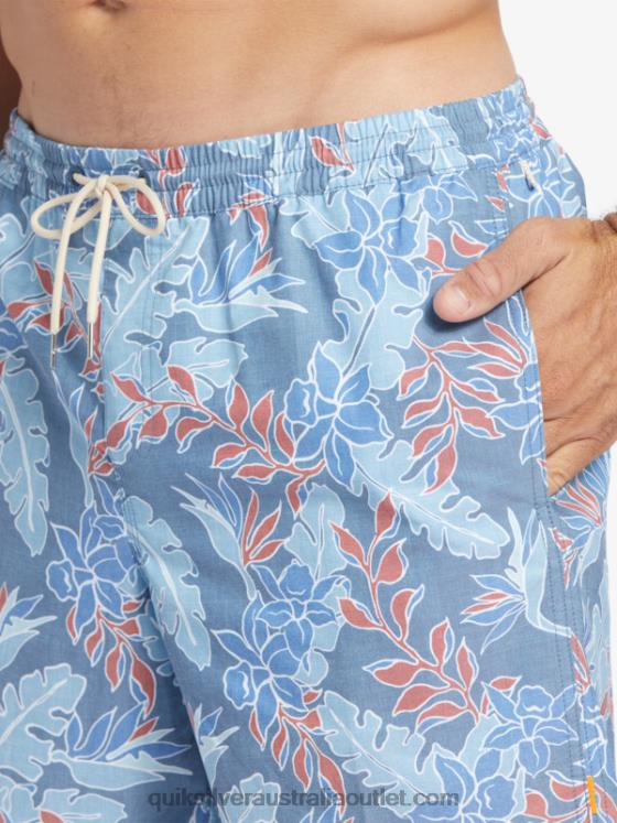 Quiksilver Men Waterman Perfect Feel 17 Volleys H2N4B407 ensign blue perfect feel v