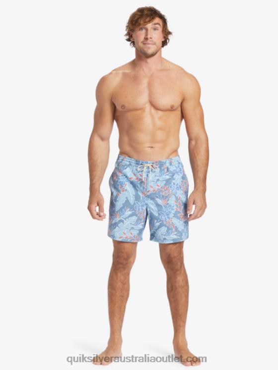 Quiksilver Men Waterman Perfect Feel 17 Volleys H2N4B407 ensign blue perfect feel v