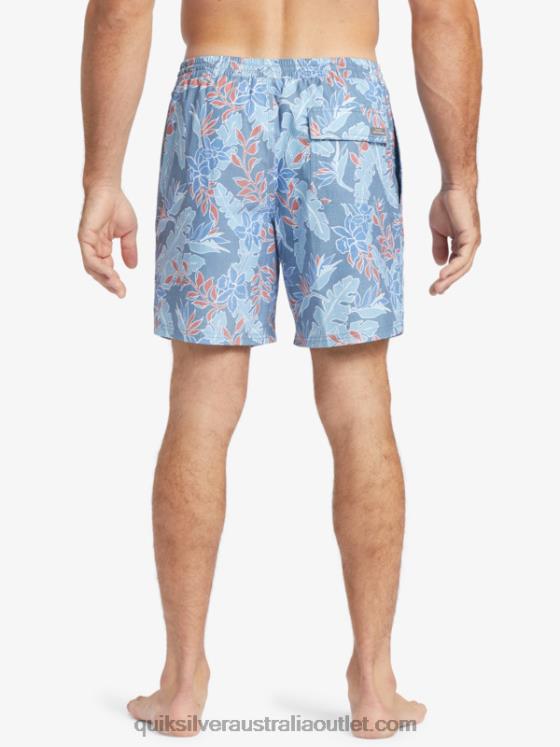 Quiksilver Men Waterman Perfect Feel 17 Volleys H2N4B407 ensign blue perfect feel v