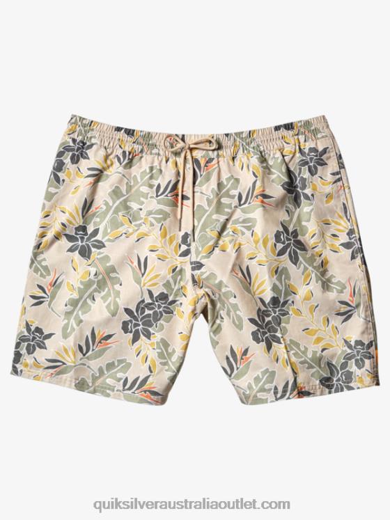 Quiksilver Men Waterman Perfect Feel 17 Volleys H2N4B408 brown rice perfect feel