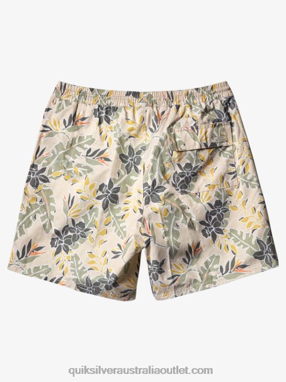 Quiksilver Men Waterman Perfect Feel 17 Volleys H2N4B408 brown rice perfect feel