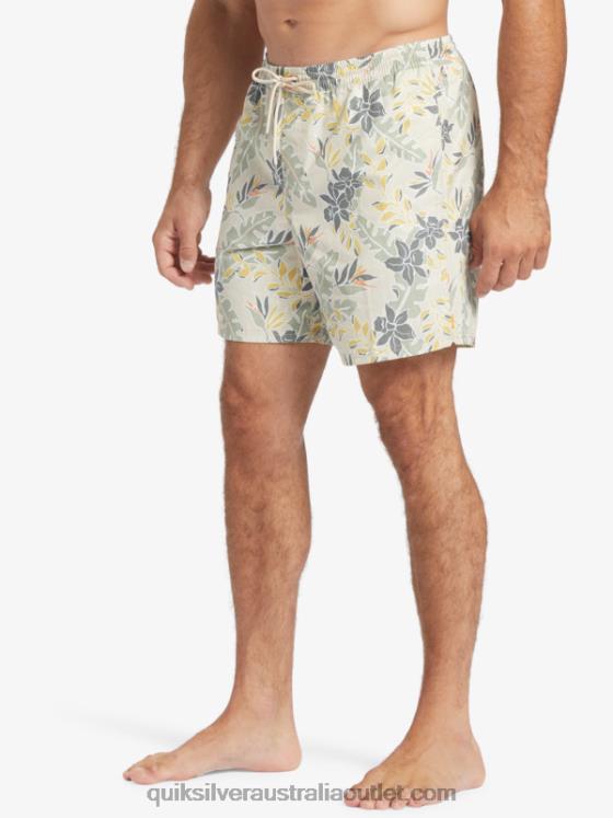 Quiksilver Men Waterman Perfect Feel 17 Volleys H2N4B408 brown rice perfect feel