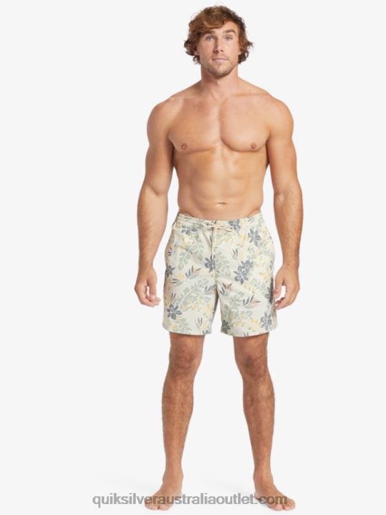 Quiksilver Men Waterman Perfect Feel 17 Volleys H2N4B408 brown rice perfect feel