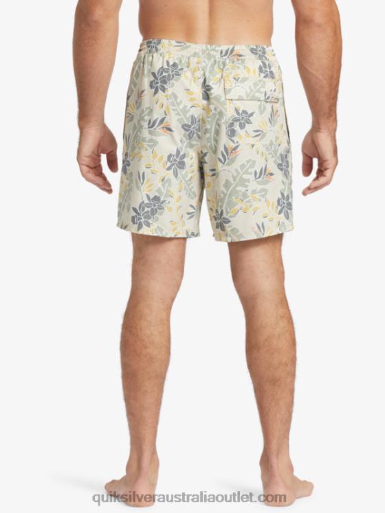 Quiksilver Men Waterman Perfect Feel 17 Volleys H2N4B408 brown rice perfect feel