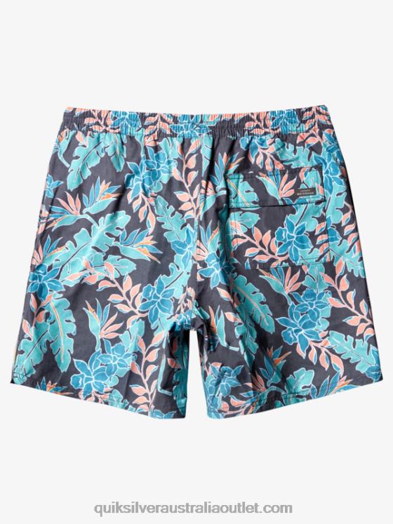 Quiksilver Men Waterman Perfect Feel 17 Volleys H2N4B409 black perfect week