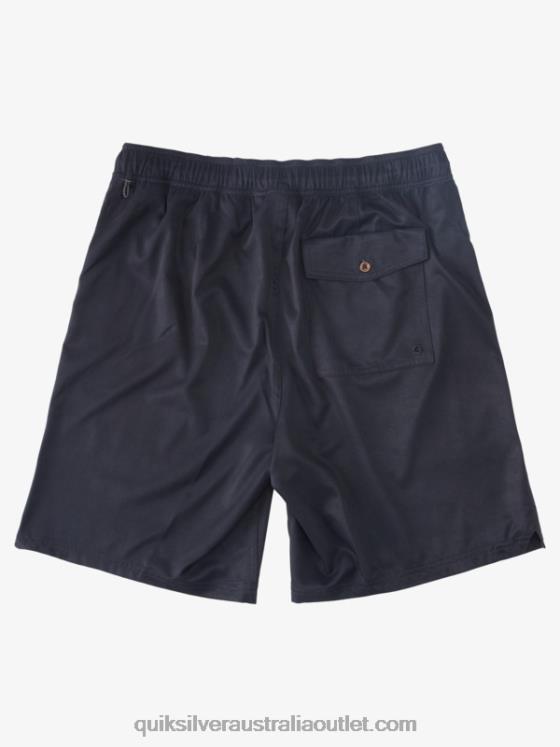 Quiksilver Men Waterman Scout Zipper Amphibian 20 Boardshorts H2N4B1324 black