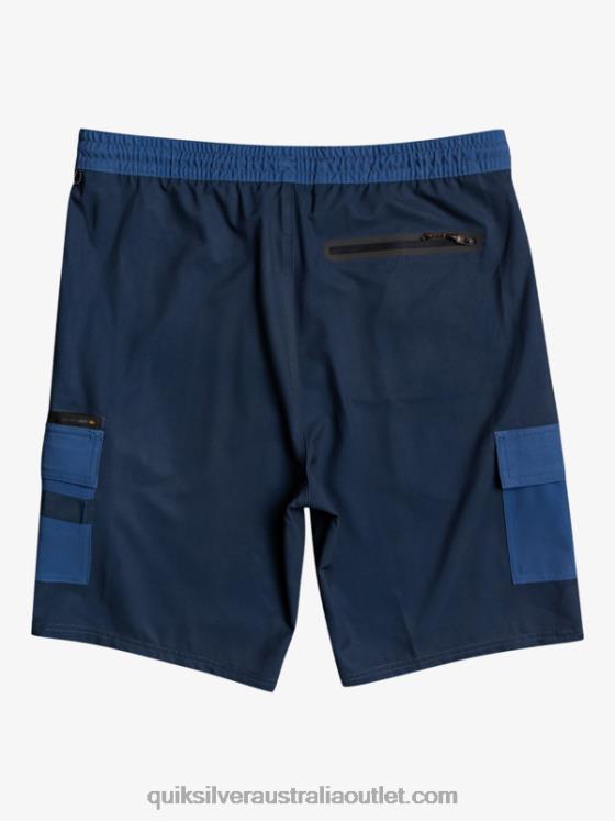 Quiksilver Men Waterman Seafaring Amphibian 20 Hybrid Shorts H2N4B1851 midnight navy