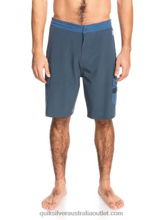 Quiksilver Men Waterman Seafaring Amphibian 20 Hybrid Shorts H2N4B1851 midnight navy
