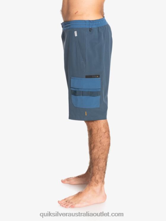 Quiksilver Men Waterman Seafaring Amphibian 20 Hybrid Shorts H2N4B1851 midnight navy