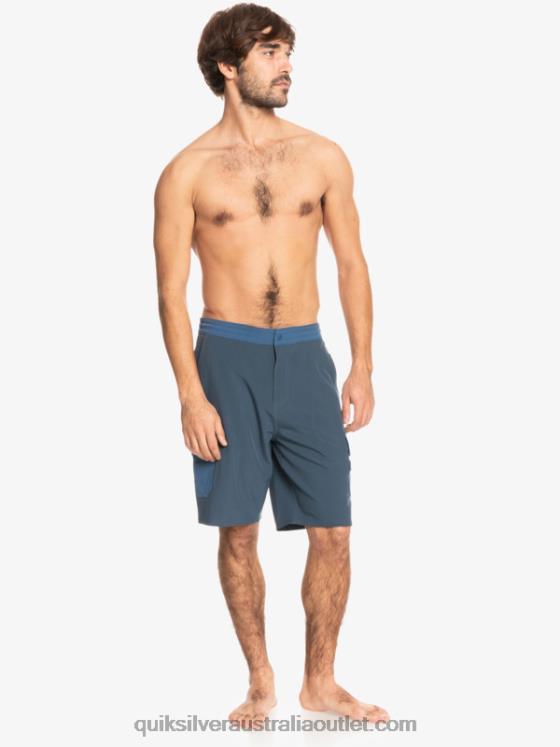 Quiksilver Men Waterman Seafaring Amphibian 20 Hybrid Shorts H2N4B1851 midnight navy