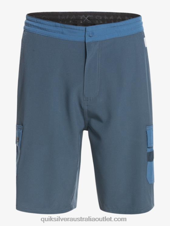 Quiksilver Men Waterman Seafaring Amphibian 20 Hybrid Shorts H2N4B1851 midnight navy