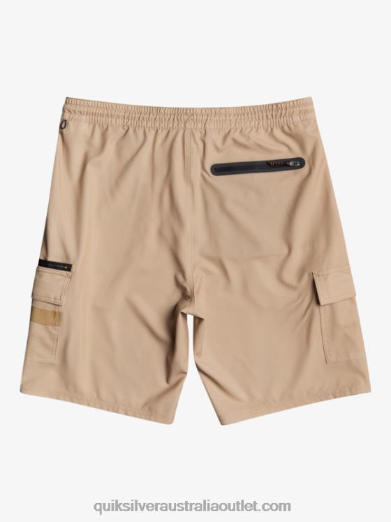 Quiksilver Men Waterman Seafaring Amphibian 20 Hybrid Shorts H2N4B1852 incense