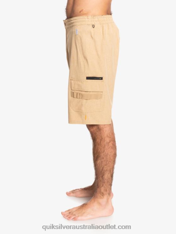 Quiksilver Men Waterman Seafaring Amphibian 20 Hybrid Shorts H2N4B1852 incense