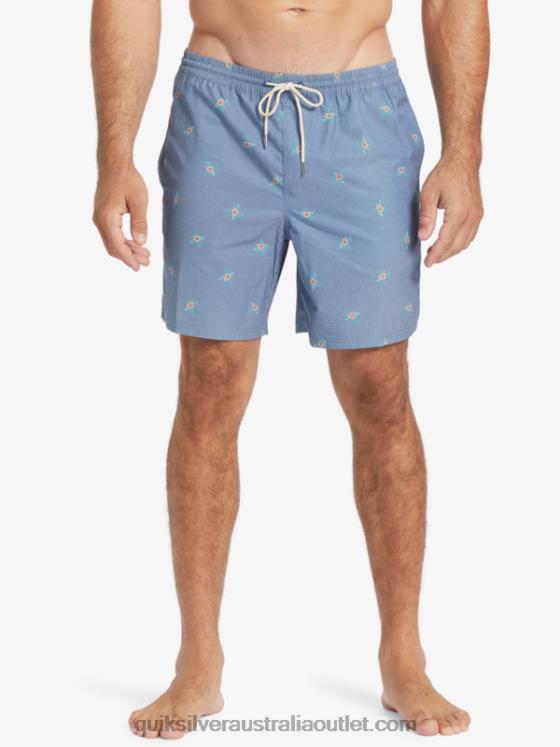 Quiksilver Men Waterman Small Pedals 17 Volleys H2N4B395 ensign blue small pedals v