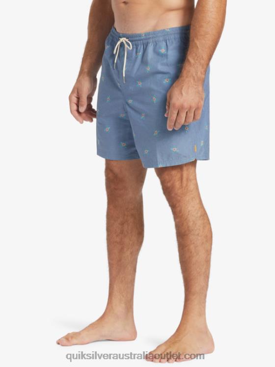 Quiksilver Men Waterman Small Pedals 17 Volleys H2N4B395 ensign blue small pedals v