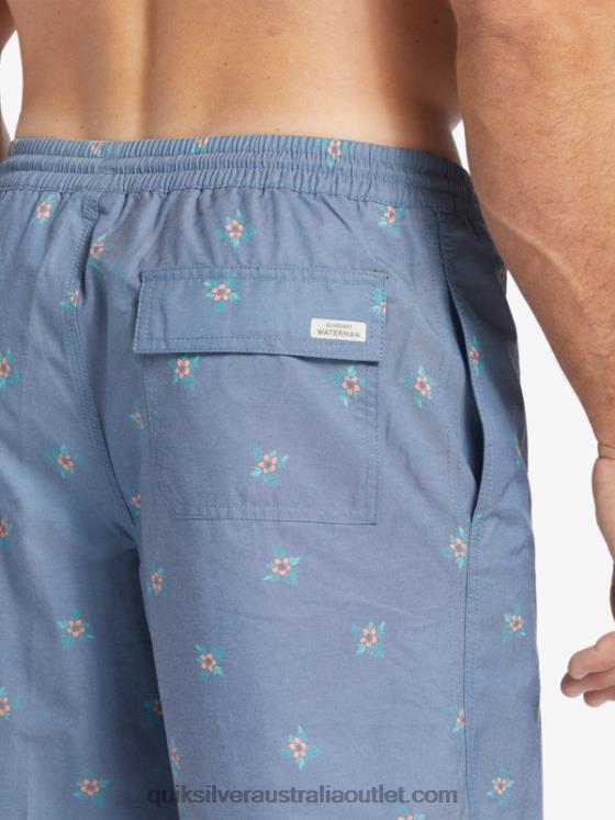 Quiksilver Men Waterman Small Pedals 17 Volleys H2N4B395 ensign blue small pedals v