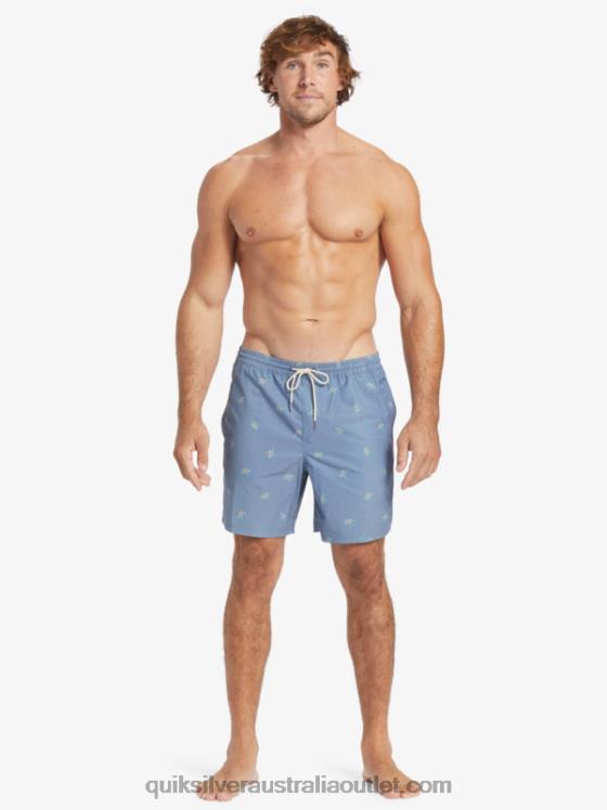 Quiksilver Men Waterman Small Pedals 17 Volleys H2N4B395 ensign blue small pedals v