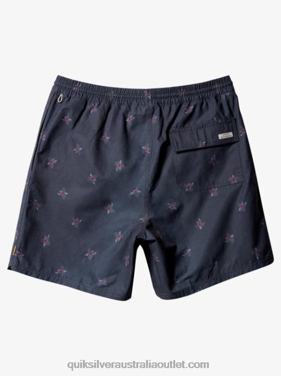 Quiksilver Men Waterman Small Pedals 17 Volleys H2N4B396 black small pedals v