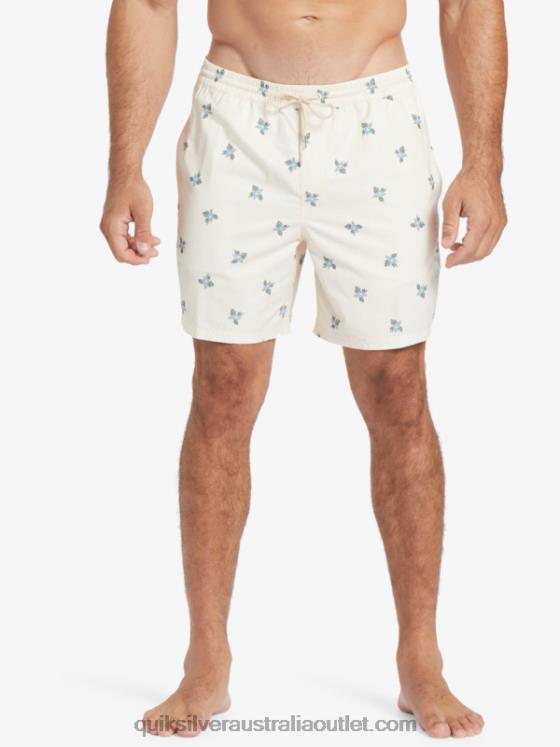 Quiksilver Men Waterman Small Pedals 17 Volleys H2N4B397 antique white small pedals v