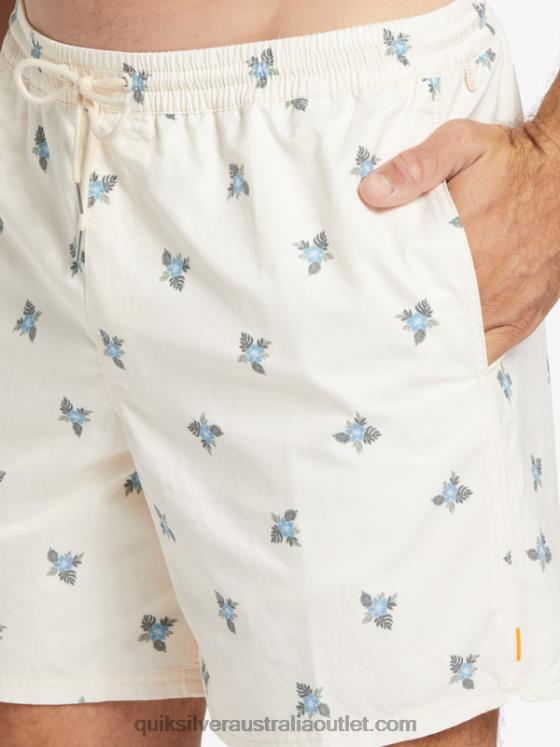 Quiksilver Men Waterman Small Pedals 17 Volleys H2N4B397 antique white small pedals v