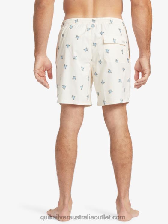 Quiksilver Men Waterman Small Pedals 17 Volleys H2N4B397 antique white small pedals v