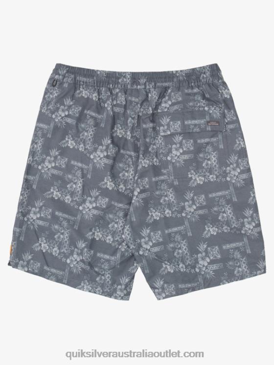 Quiksilver Men Waterman Stone Steps 19 Volley H2N4B1366 black stonesteps vol