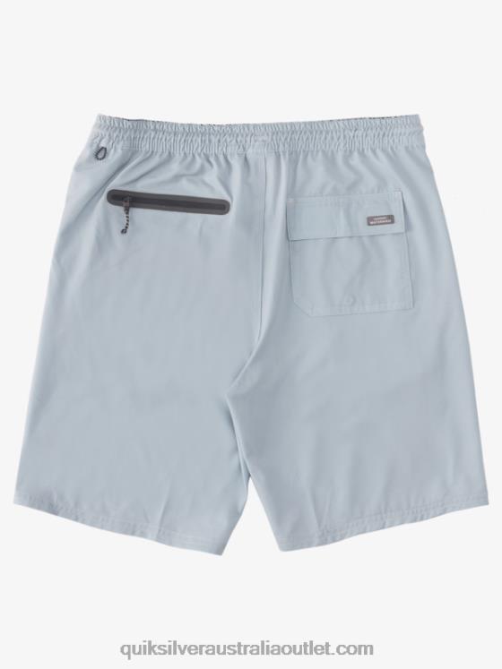 Quiksilver Men Waterman Suva 20 Amphibian Boardshorts H2N4B781 sharkskin