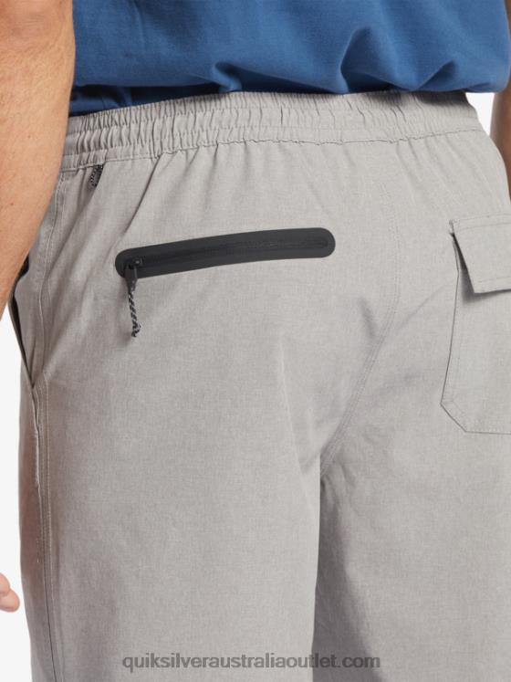 Quiksilver Men Waterman Suva 20 Amphibian Boardshorts H2N4B781 sharkskin