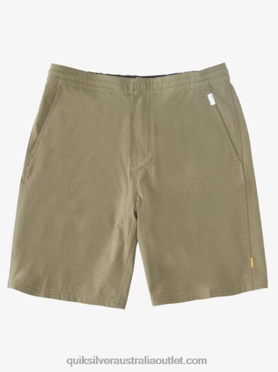 Quiksilver Men Waterman Suva 20 Amphibian Boardshorts H2N4B782 dusty olive