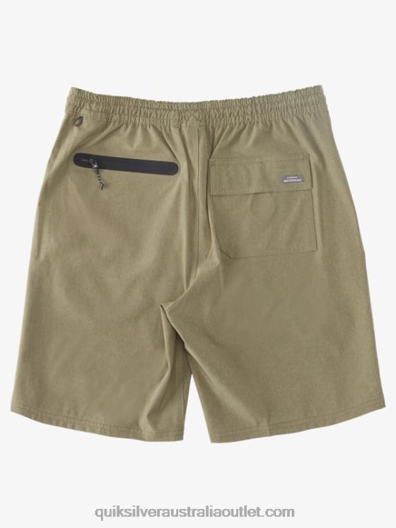 Quiksilver Men Waterman Suva 20 Amphibian Boardshorts H2N4B782 dusty olive