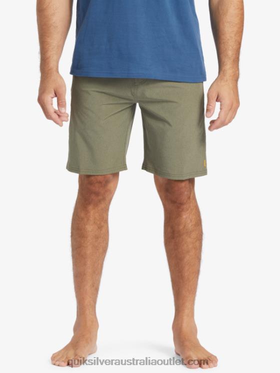 Quiksilver Men Waterman Suva 20 Amphibian Boardshorts H2N4B782 dusty olive