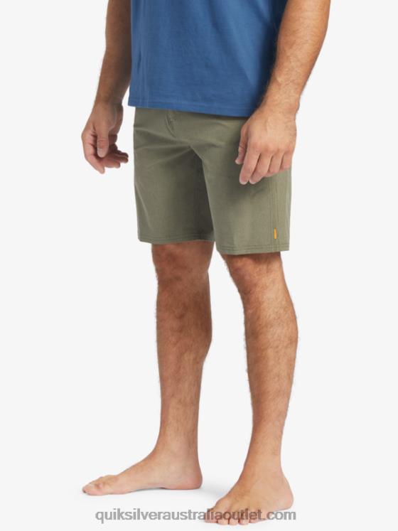 Quiksilver Men Waterman Suva 20 Amphibian Boardshorts H2N4B782 dusty olive