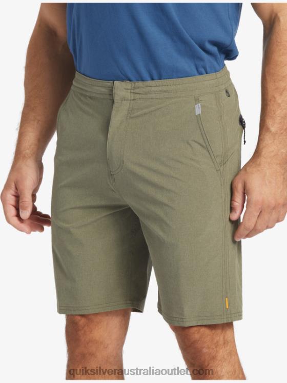 Quiksilver Men Waterman Suva 20 Amphibian Boardshorts H2N4B782 dusty olive