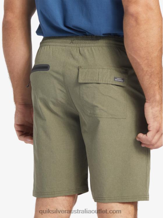 Quiksilver Men Waterman Suva 20 Amphibian Boardshorts H2N4B782 dusty olive