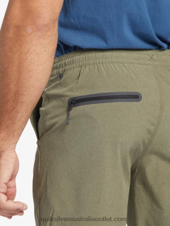 Quiksilver Men Waterman Suva 20 Amphibian Boardshorts H2N4B782 dusty olive