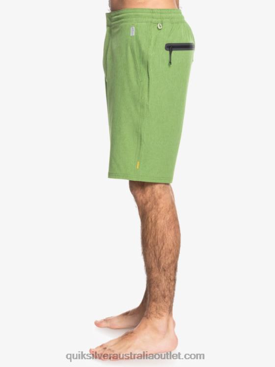 Quiksilver Men Waterman Suva 20 Amphibian Boardshorts H2N4B783 four leaf clover heather