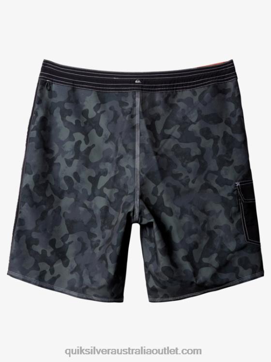 Quiksilver Men Waterman Throwback Camo 19 Boardshorts H2N4B535 black throwback fade