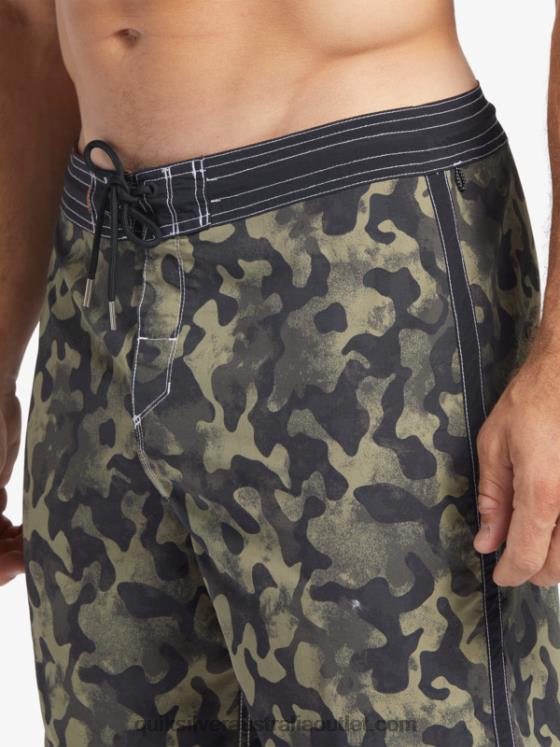 Quiksilver Men Waterman Throwback Camo 19 Boardshorts H2N4B535 black throwback fade