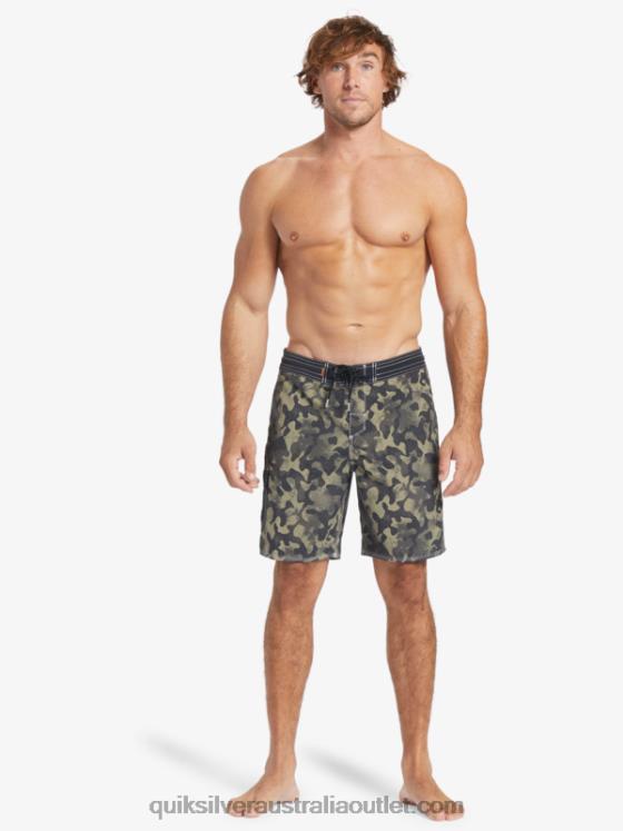 Quiksilver Men Waterman Throwback Camo 19 Boardshorts H2N4B535 black throwback fade