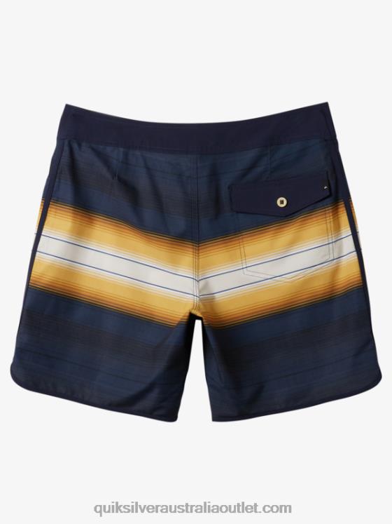 Quiksilver x Pacifico Men Surfsilk 18 Boardshorts H2N4B13 navy blazer