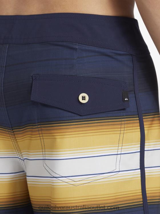 Quiksilver x Pacifico Men Surfsilk 18 Boardshorts H2N4B13 navy blazer