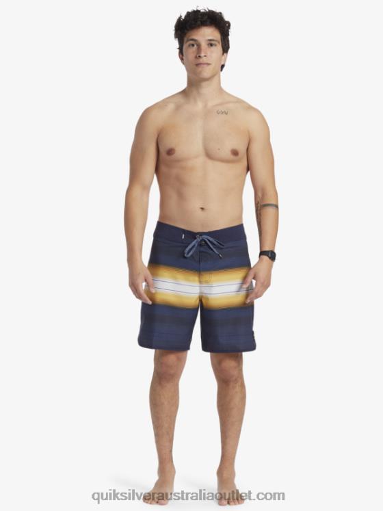 Quiksilver x Pacifico Men Surfsilk 18 Boardshorts H2N4B13 navy blazer