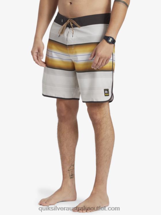 Quiksilver x Pacifico Men Surfsilk 18 Boardshorts H2N4B14 birch