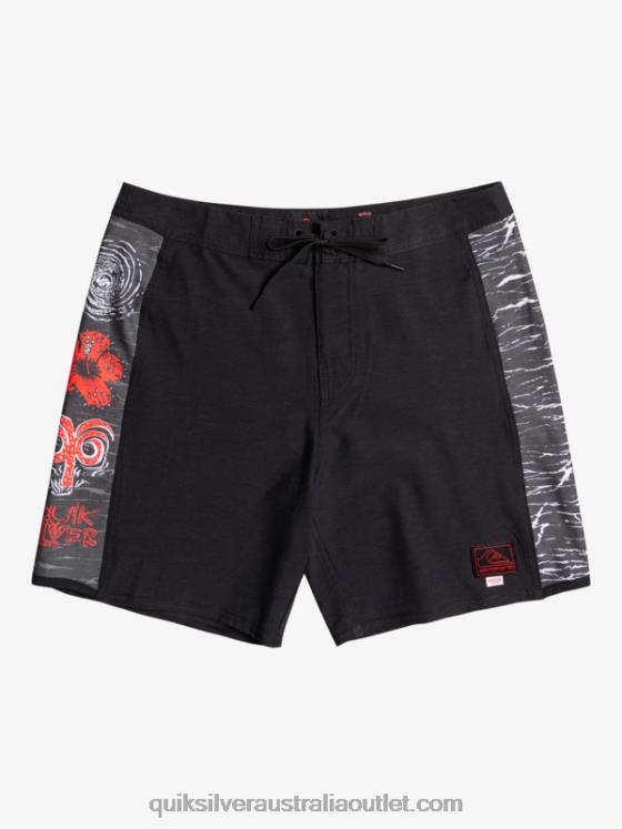 Quiksilver x Stranger Men Things Original Arch 1986 18 Boardshorts H2N4B1786 the upside down
