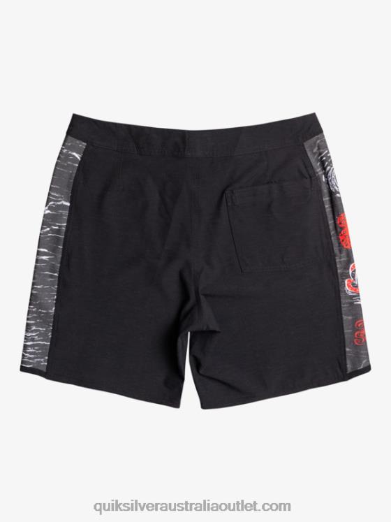 Quiksilver x Stranger Men Things Original Arch 1986 18 Boardshorts H2N4B1786 the upside down