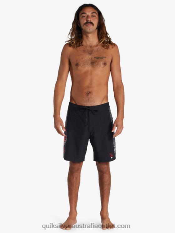 Quiksilver x Stranger Men Things Original Arch 1986 18 Boardshorts H2N4B1786 the upside down