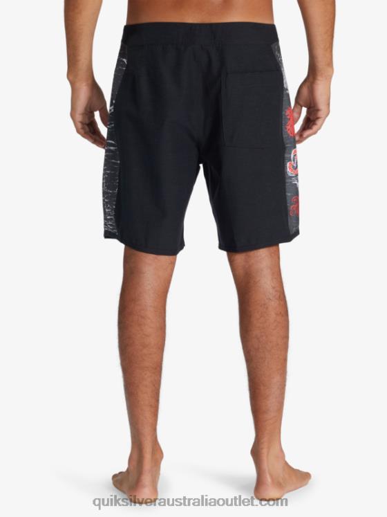 Quiksilver x Stranger Men Things Original Arch 1986 18 Boardshorts H2N4B1786 the upside down