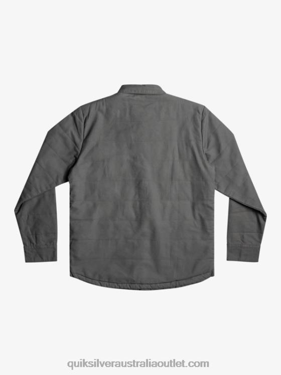 Quiksilver Men Downrail Canvas Chore Jacket H2N4B1566 iron gate